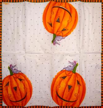 HAL-939 Halloween - 4-lagig - Caspari - Taschentuch
